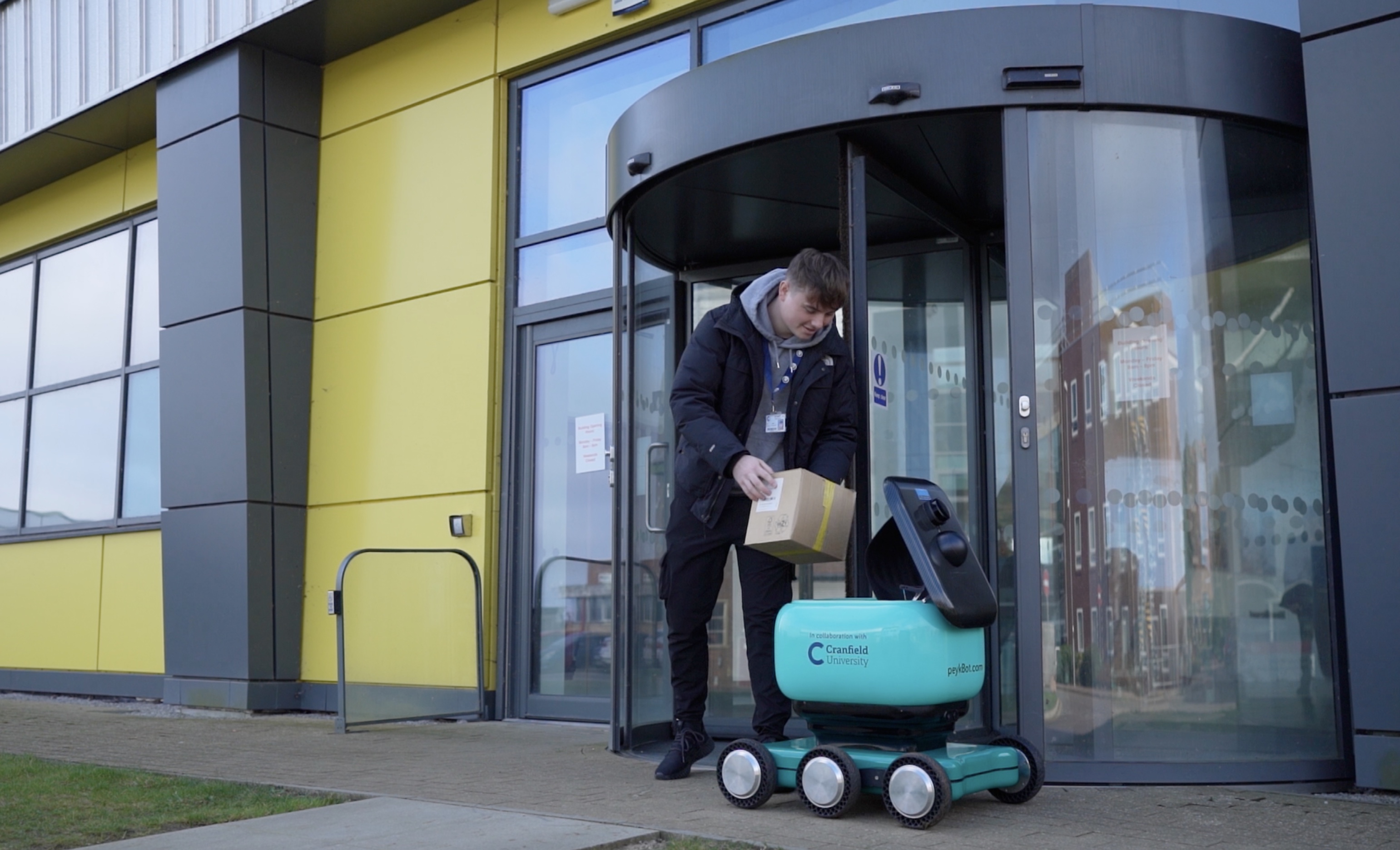 Peykbot with cranfield university
